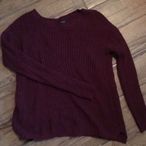 Burgundy Sweater
